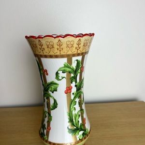Laura Ashley Holiday FTD Vase Holly